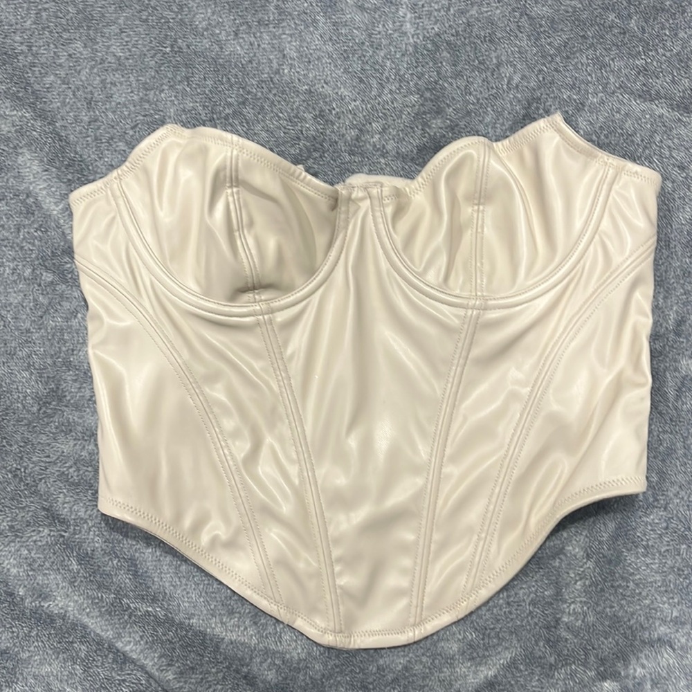 Pleather corset